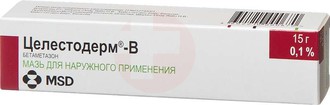 ЦЕЛЕСТОДЕРМ-В МАЗЬ Д/НАРУЖН. ПРИМЕН. 0.1% 15Г