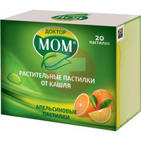 ДОКТОР МОМ РАСТИТЕЛЬНЫЕ ПАСТИЛКИ ОТ КАШЛЯ