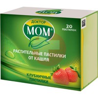 ДОКТОР МОМ РАСТИТЕЛЬНЫЕ ПАСТИЛКИ ОТ КАШЛЯ