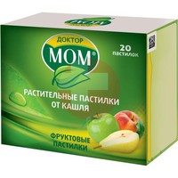 ДОКТОР МОМ РАСТИТЕЛЬНЫЕ ПАСТИЛКИ ОТ КАШЛЯ